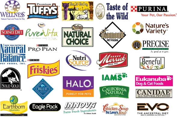 Pet supplies brand logos
