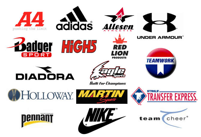 Sporting goods brand logos